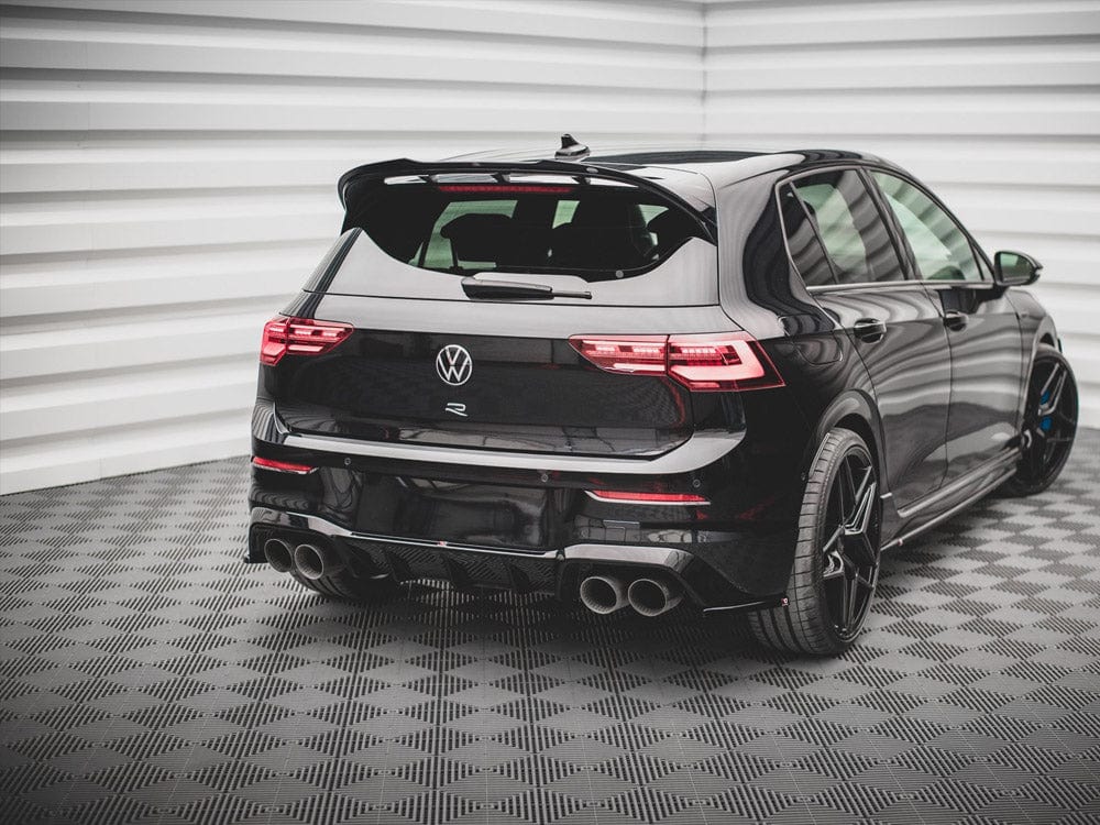 Maxton Design Gloss Black Rear Side Splitters V.3 VW Golf R MK8 2020- Maxton Design SR