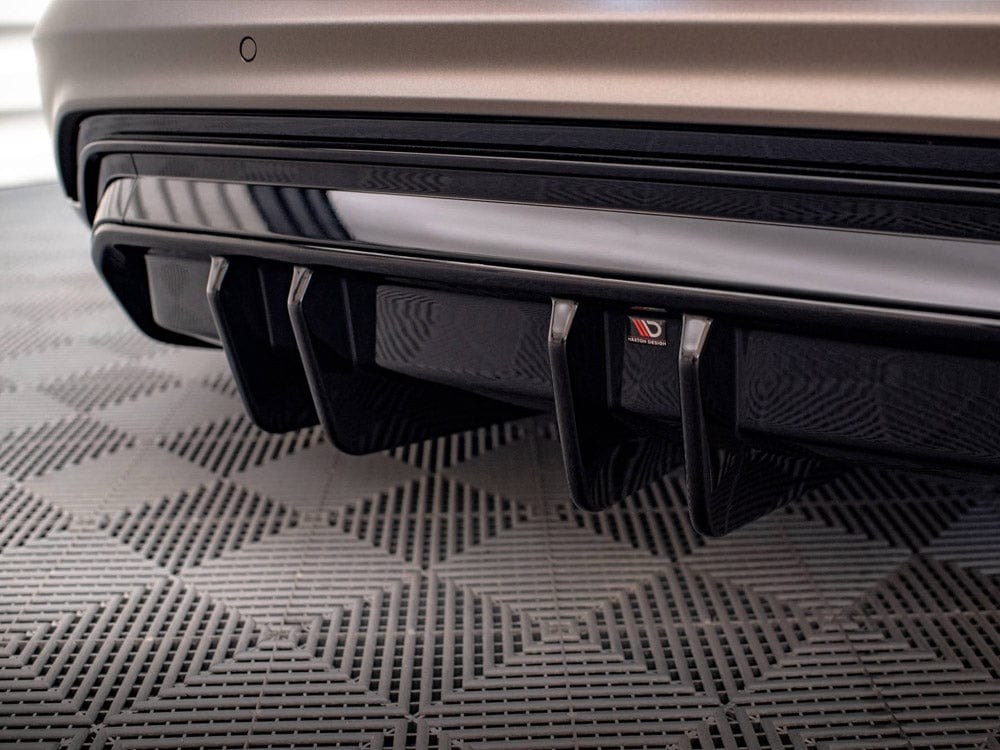 Maxton Design Gloss Black Rear Valance Audi e-Tron GT / RS GT Mk1 Maxton Design SR