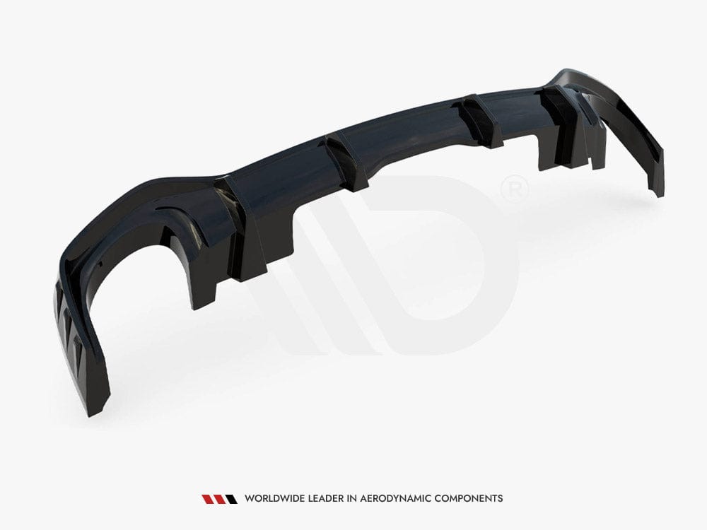Maxton Design Gloss Black Rear Valance Audi RSQ8 Mk1 Maxton Design SR
