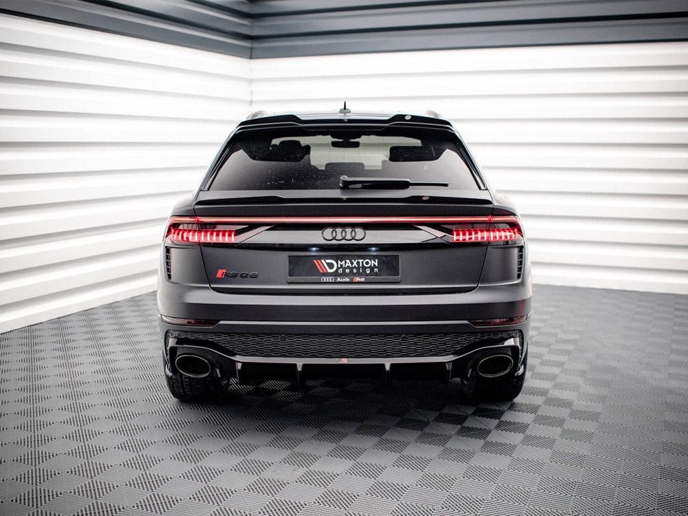 Maxton Design Gloss Black Rear Valance Audi RSQ8 Mk1 Maxton Design SR