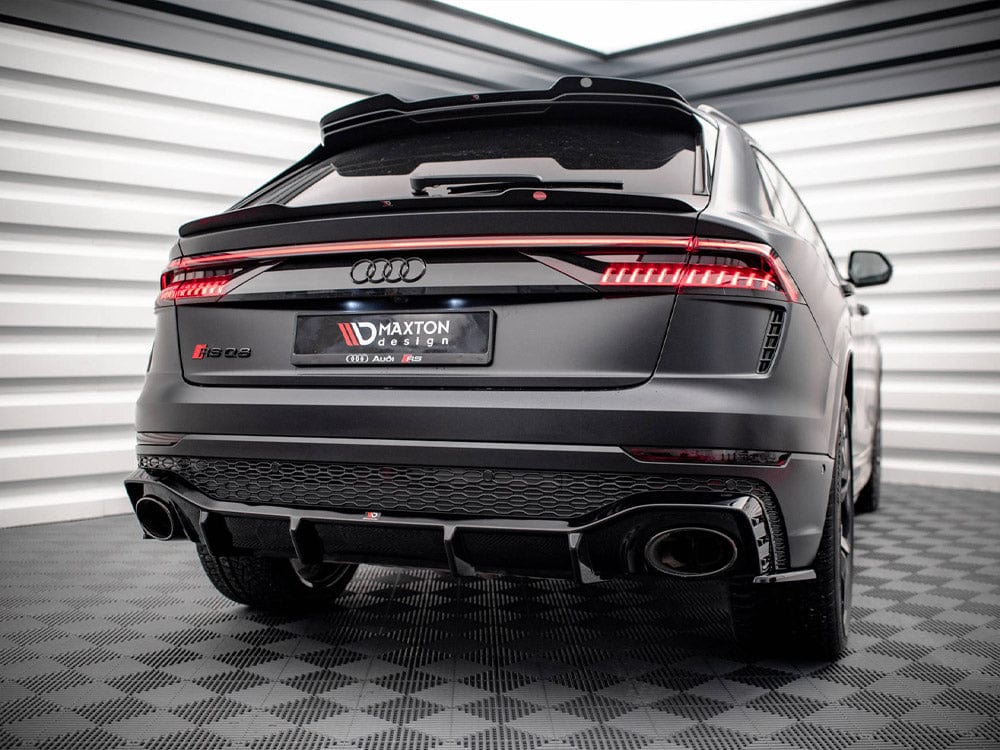 Maxton Design Gloss Black Rear Valance Audi RSQ8 Mk1 Maxton Design SR