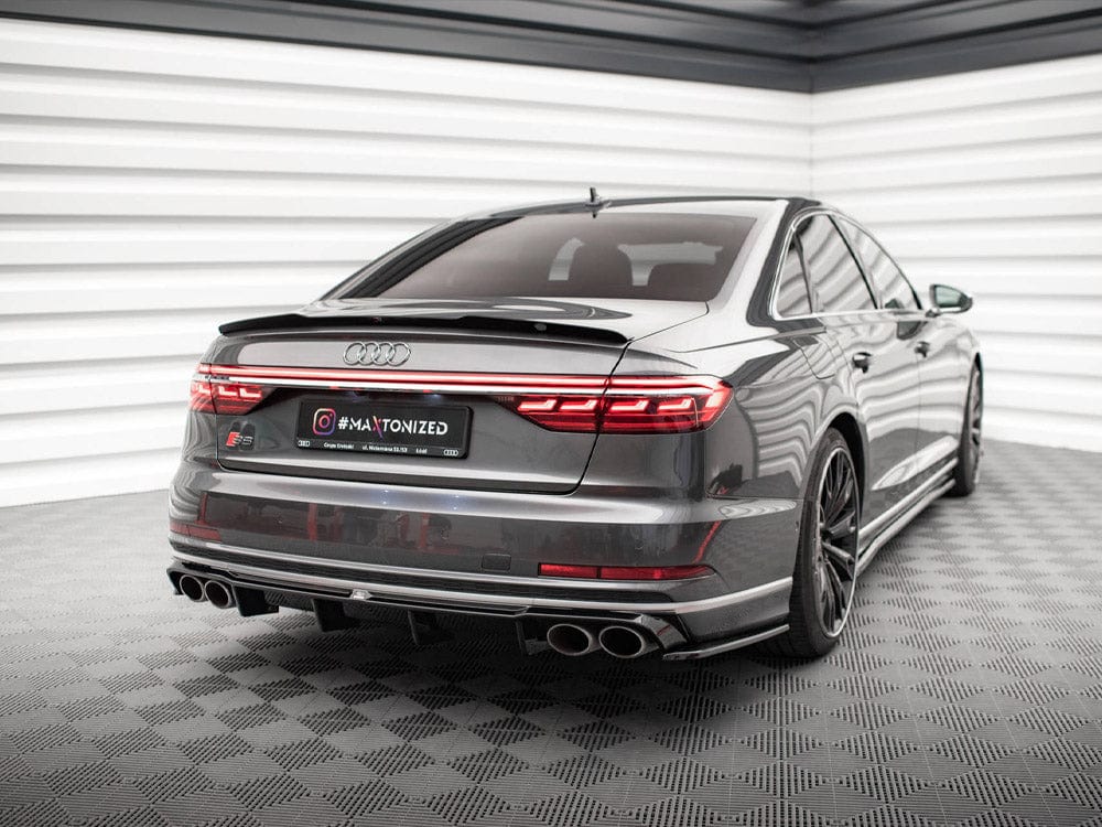 Maxton Design Gloss Black Rear Valance Audi S8 D5 Maxton Design SR