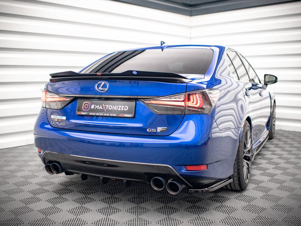 Maxton Design Gloss Black Rear Valance Lexus GS F Mk4 Facelift Maxton Design SR