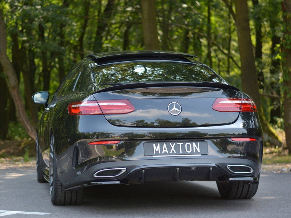 Maxton Design Gloss Black Rear Valance Mercedes E-Class W213 Coupe (C238) AMG-Line Maxton Design SR
