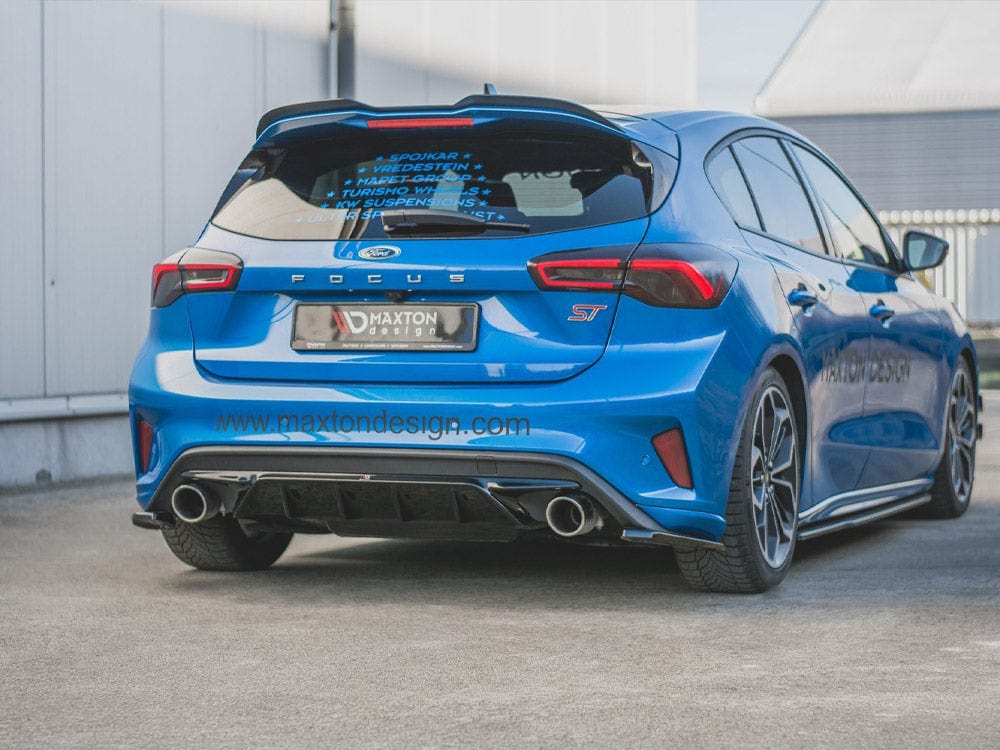 Maxton Design Gloss Black Rear Valance V.2 Ford Focus ST Mk4 Maxton Design SR