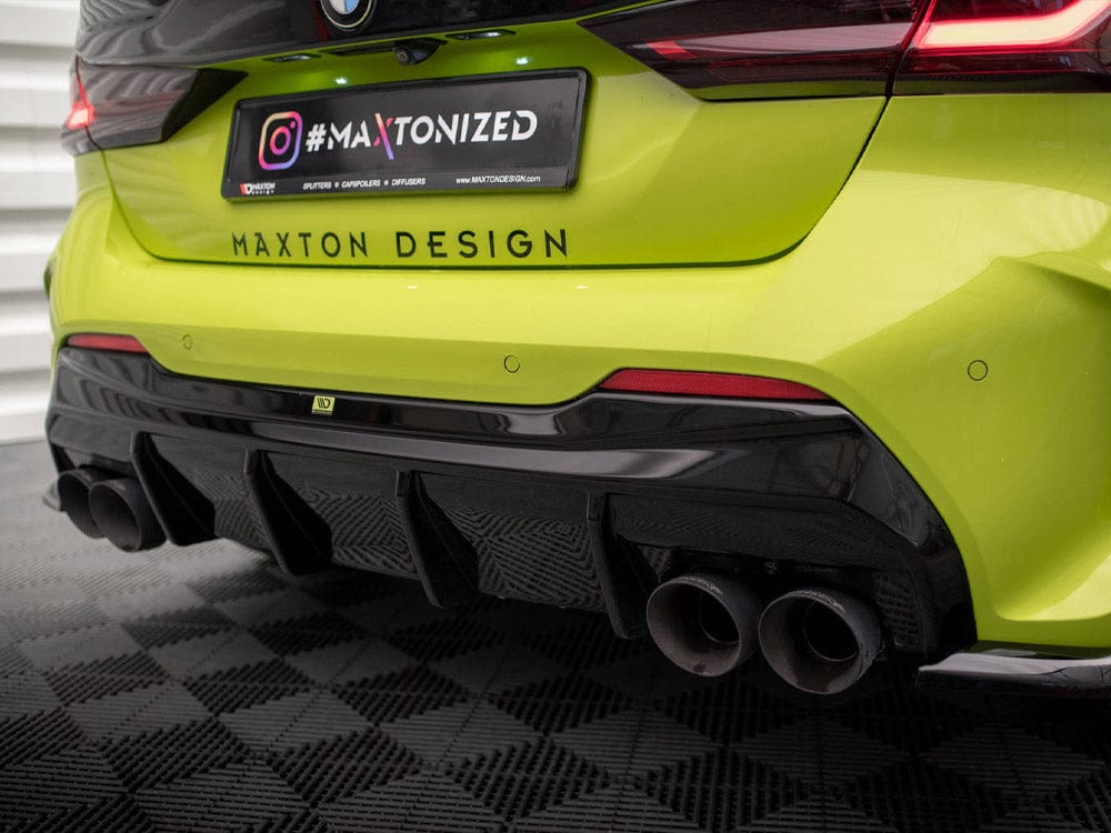Maxton Design Gloss Black Rear Valance V.3 BMW 1 F40 M-Sport / M135i Maxton Design SR