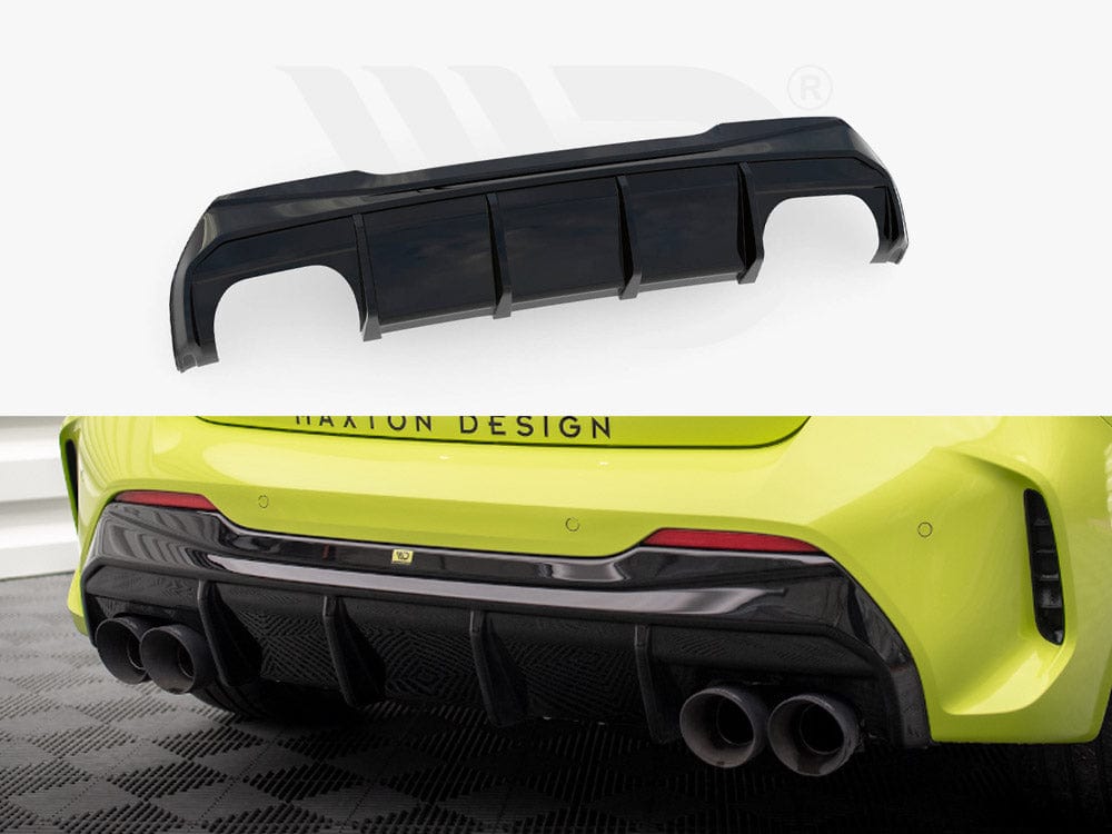 Maxton Design Gloss Black Rear Valance V.3 BMW 1 F40 M-Sport / M135i Maxton Design SR
