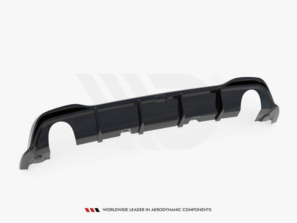 Maxton Design Gloss Black Rear Valance VW Golf 8 GTI Clubsport Maxton Design SR