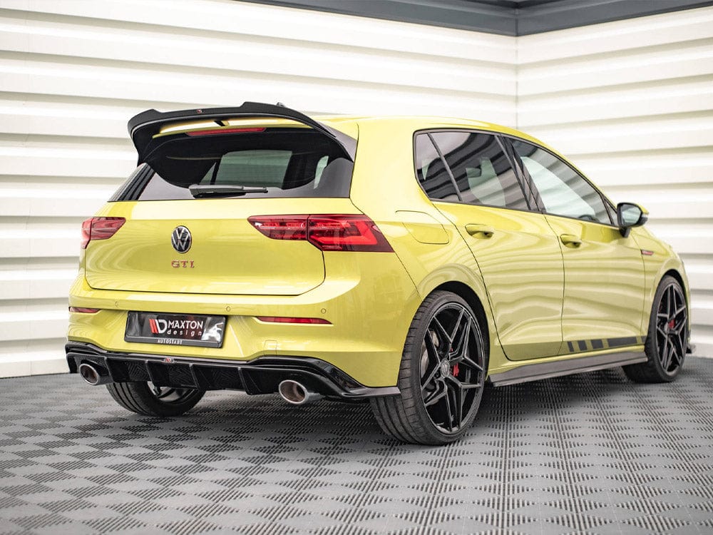 Maxton Design Gloss Black Rear Valance VW Golf 8 GTI Clubsport Maxton Design SR