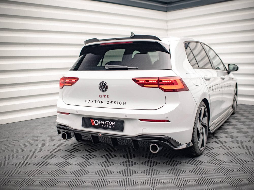Maxton Design Gloss Black Rear Valance VW Golf 8 GTI Maxton Design SR