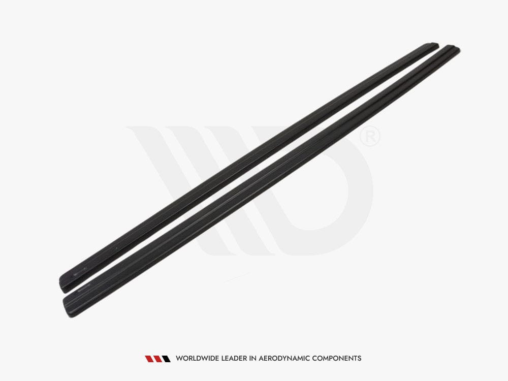 Maxton Design Gloss Black / Red Side Skirts Diffusers VW Golf GTI 7.5 2017- Maxton Design SR