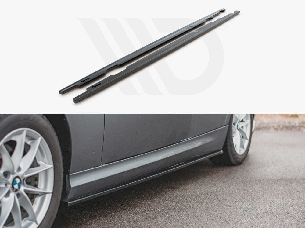 Maxton Design Gloss Black Side Skirt Diffusers Bmw 3 Series E91 Facelift 2008-2011 Maxton Design SR