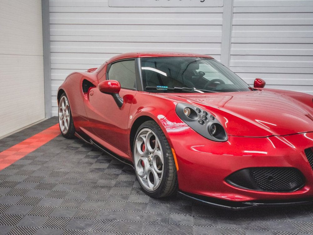 Maxton Design Gloss Black Side Skirts Diffusers Alfa Romeo 4C 2013-2017 Maxton Design SR