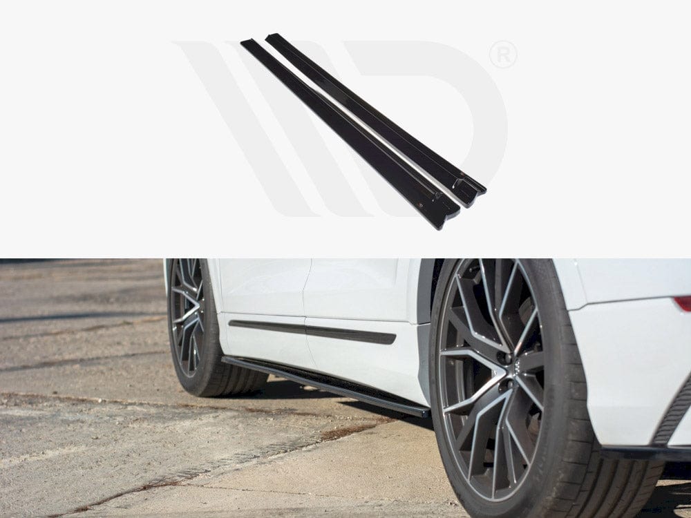 Maxton Design Gloss Black Side Skirts Diffusers Audi Q8 S-Line / SQ8 Mk1 Maxton Design SR
