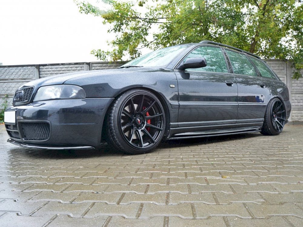 Maxton Design Gloss Black Side Skirts Diffusers Audi S4 B5 Maxton Design SR