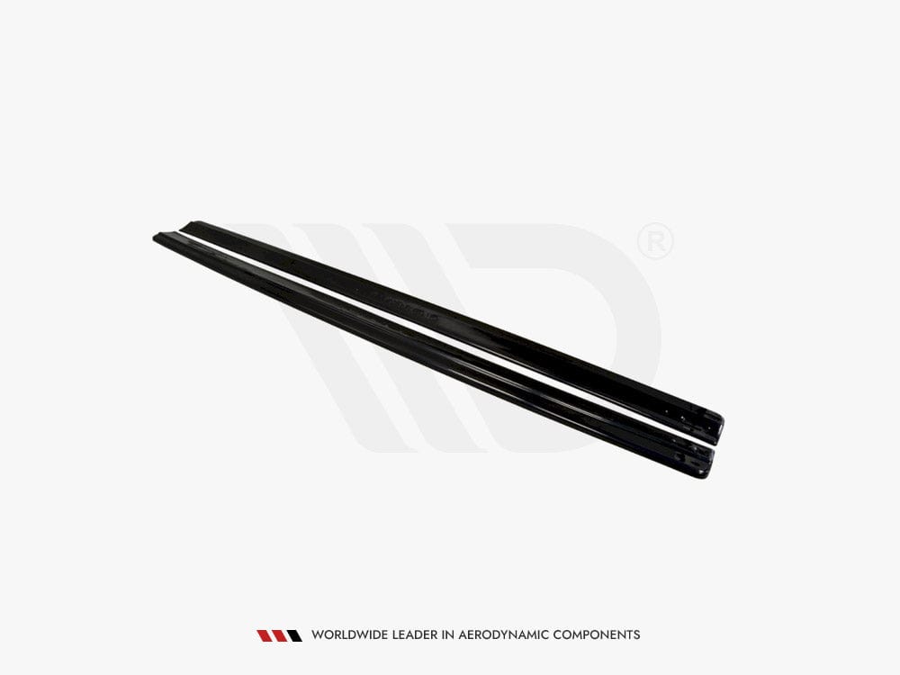 Maxton Design Gloss Black Side Skirts Diffusers Audi S8 D4 FL 2015-2017 Maxton Design SR