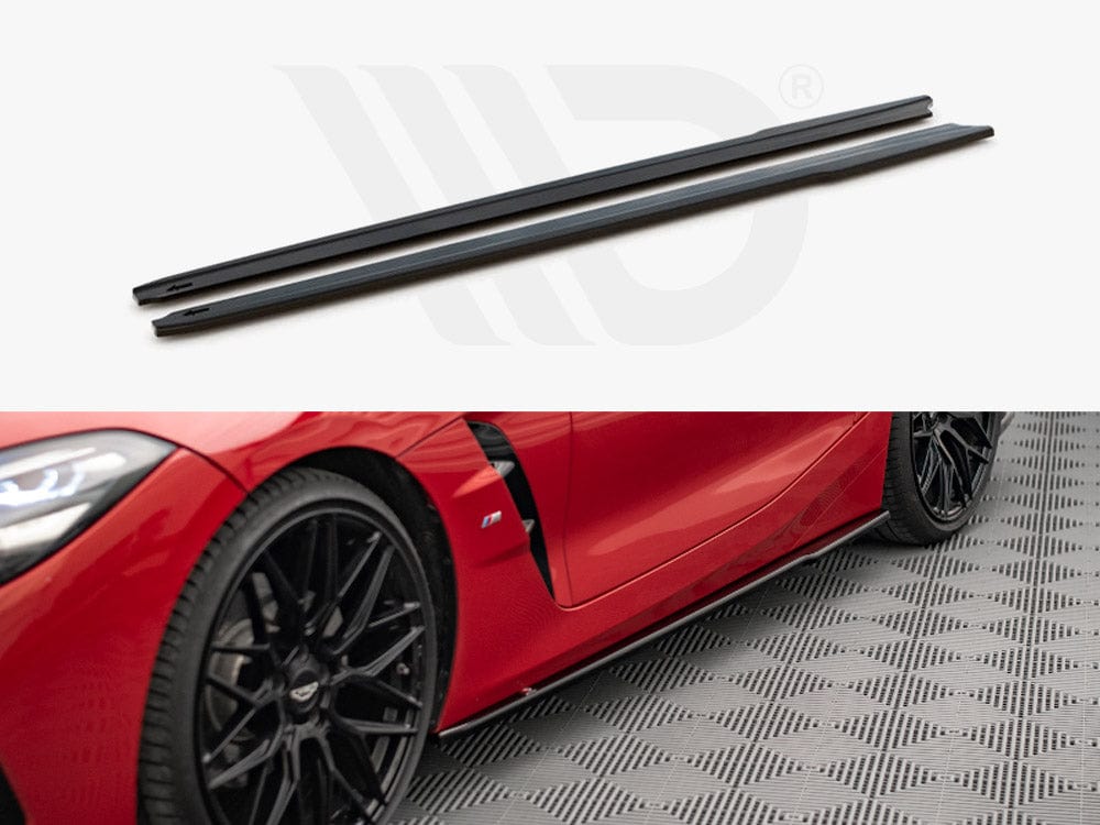 Maxton Design Gloss Black Side Skirts Diffusers Bmw Z4 M-pack G29 2018- Maxton Design SR
