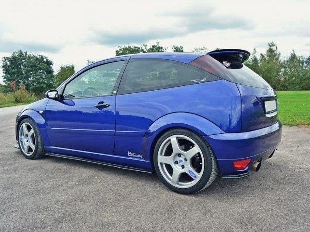 Maxton Design Gloss Black Side Skirts Diffusers Ford Focus MK RS Maxton Design SR