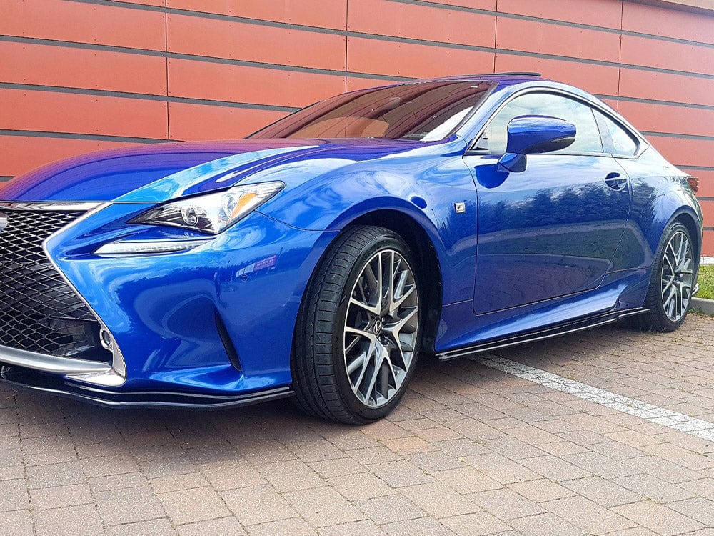 Maxton Design Gloss Black Side Skirts Diffusers Lexus RC 2014-UP Maxton Design SR