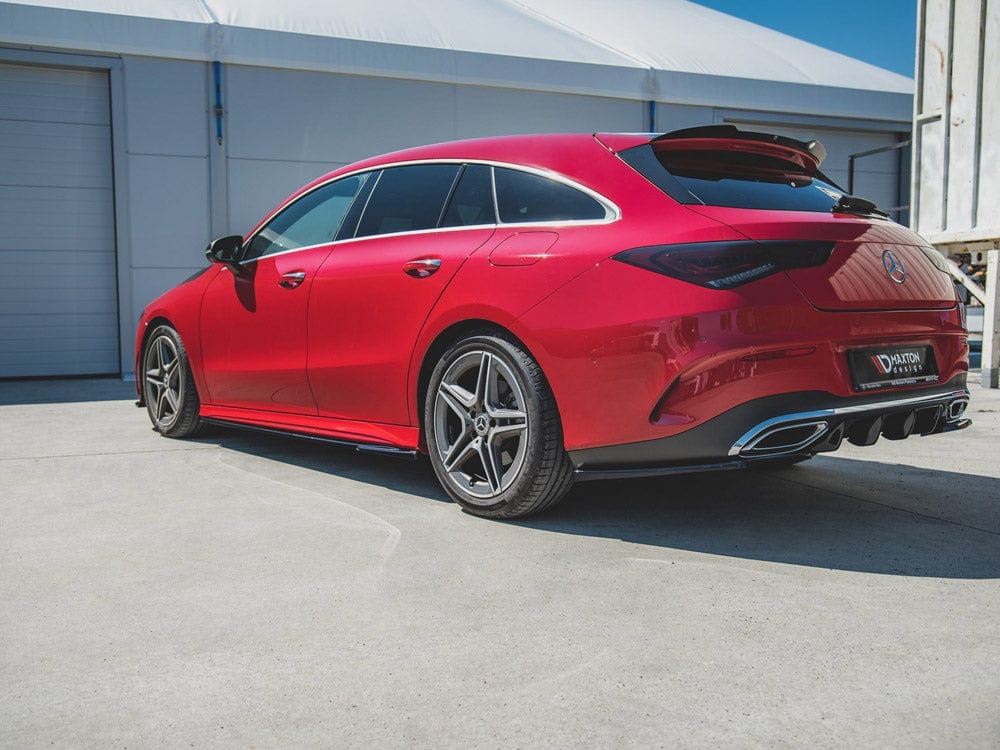 Maxton Design Gloss Black Side Skirts Diffusers Mercedes-Benz CLA AMG-Line C118 Maxton Design SR