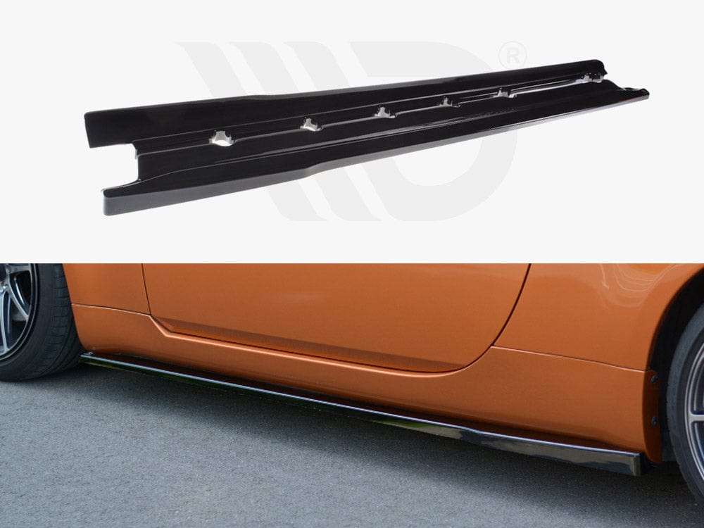 Maxton Design Gloss Black Side Skirts Diffusers Nissan 350Z 2003-2008 Maxton Design SR