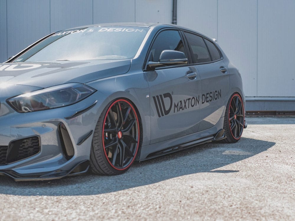 Maxton Design Gloss Black Side Skirts Diffusers V.3 Bmw 1 Series F40 M135I /m-sport 2019- Maxton Design SR