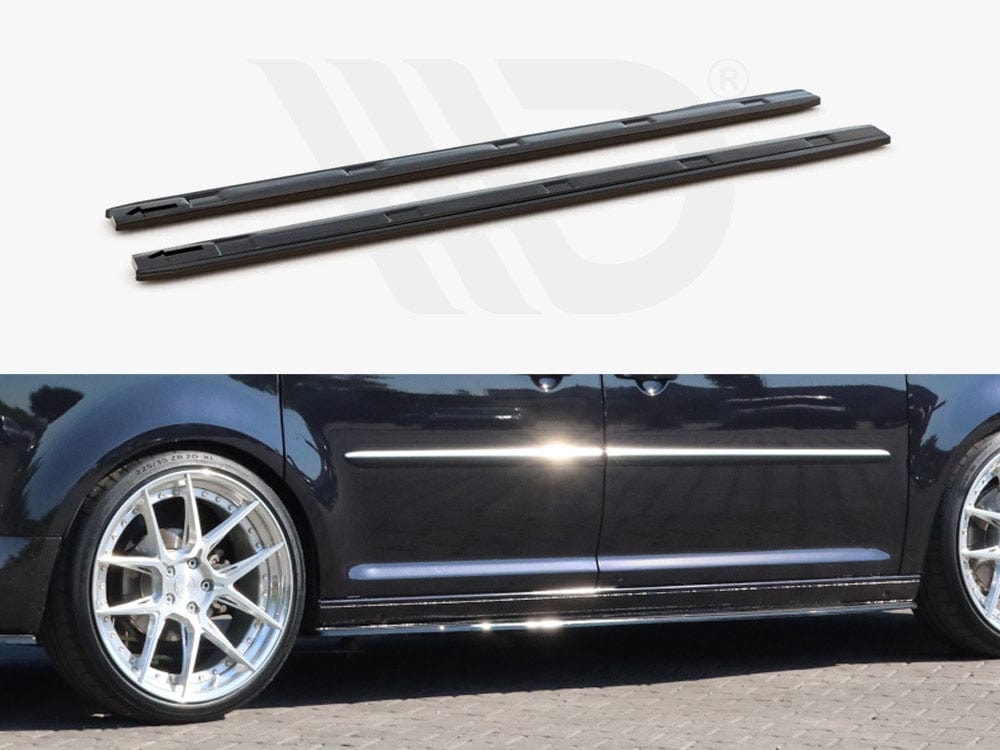 Maxton Design Gloss Black Side Skirts Diffusers Volkswagen Caddy MK4 2015-2020 Maxton Design SR