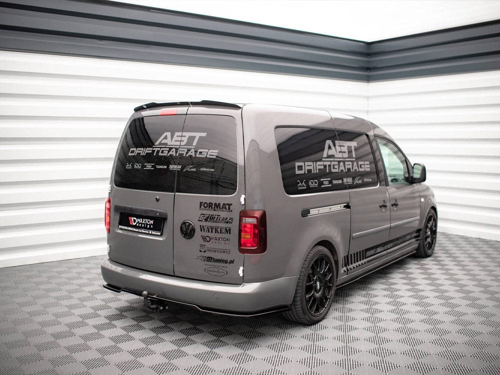 Maxton Design Gloss Black Side Skirts Diffusers VW Caddy Long MK3 Facelift 2010-2015 Maxton Design SR