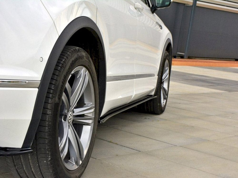 Maxton Design Gloss Black Side Skirts Diffusers VW Tiguan MK 2 R-line 2015-2019 Maxton Design SR