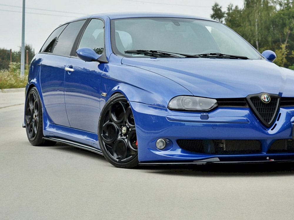 Maxton Design Gloss Black Side Skirts Splitters Alfa Romeo 156 GTA 2002-2005 Maxton Design SR