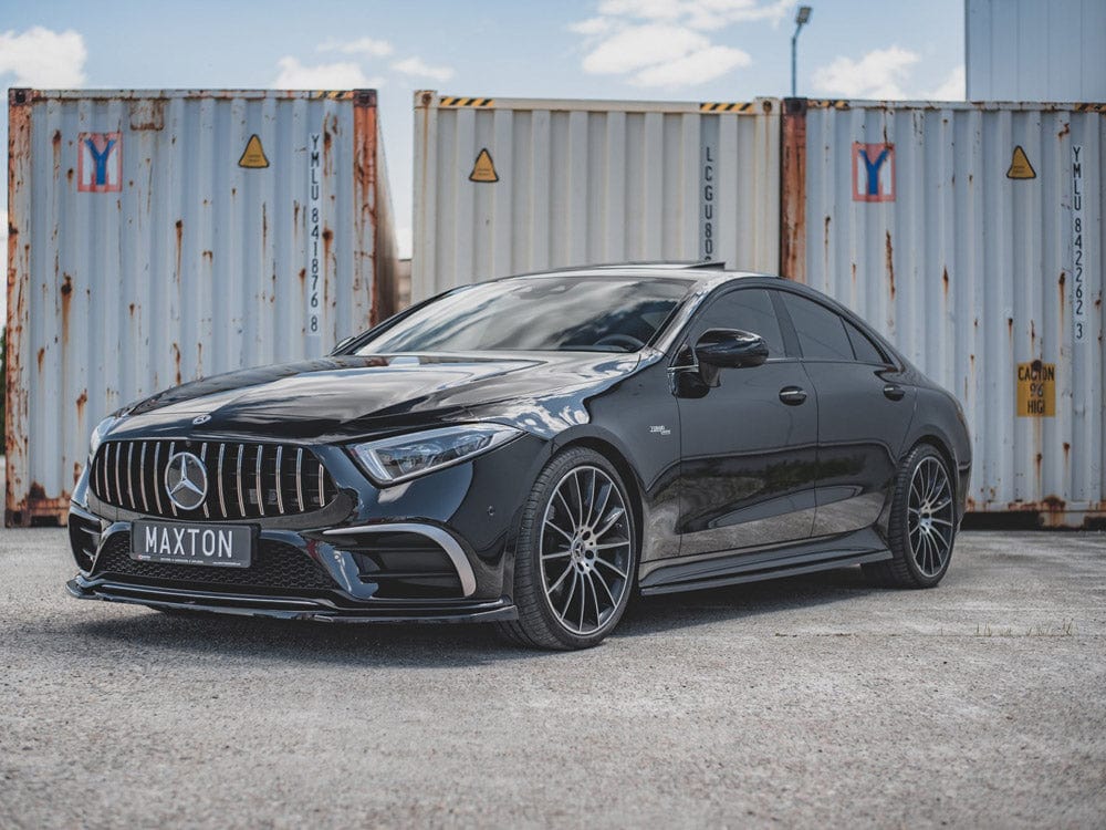 Maxton Design Gloss Black Side Skirts Splitters Mercedes-benz CLS AMG Line / 53AMG C257 2018-2021 Maxton Design SR
