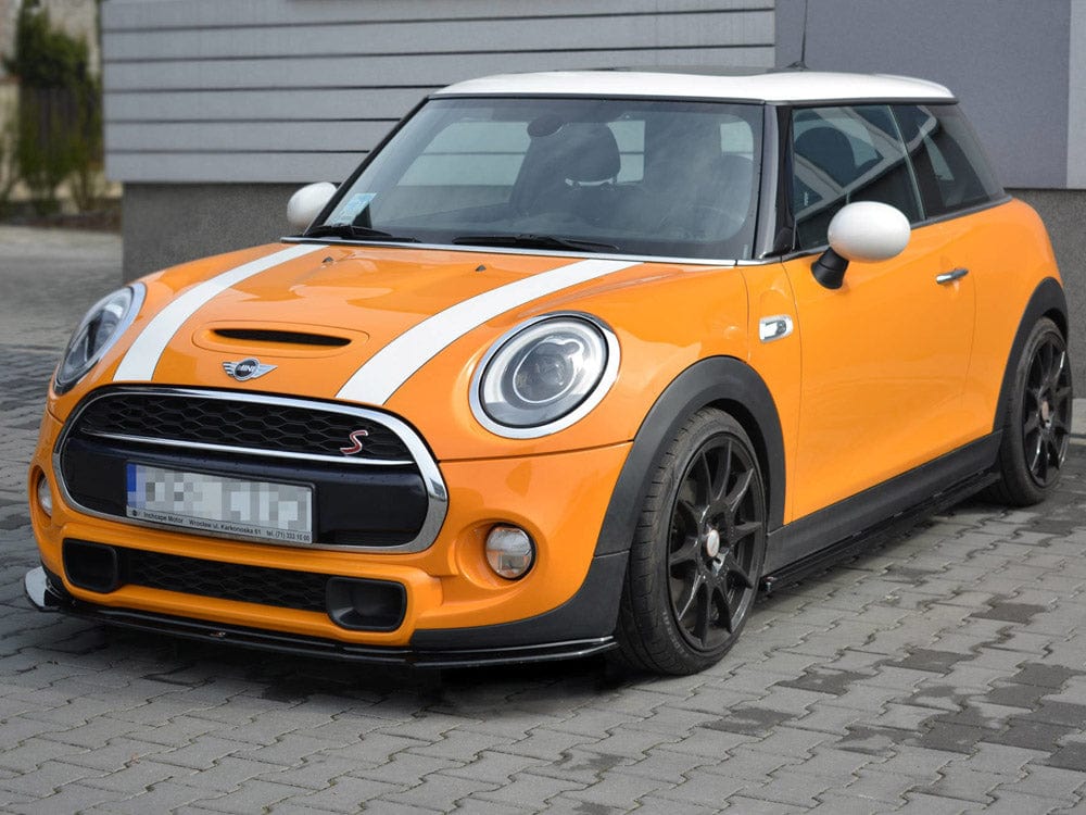 Maxton Design Gloss Black Side Skirts Splitters Mini Cooper S MK3 Pre-facelift 3 Door (F56) 2014-2017 Maxton Design SR