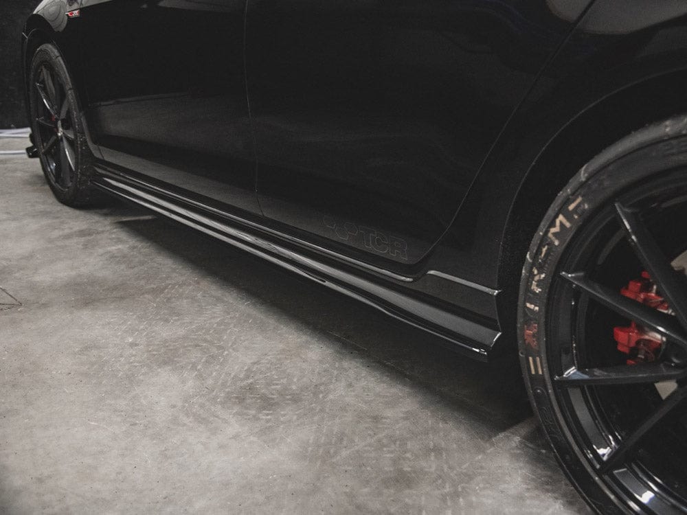 Maxton Design Gloss Black Side Skirts Splitters VW Golf MK7.5 GTI TCR 2019 Maxton Design SR