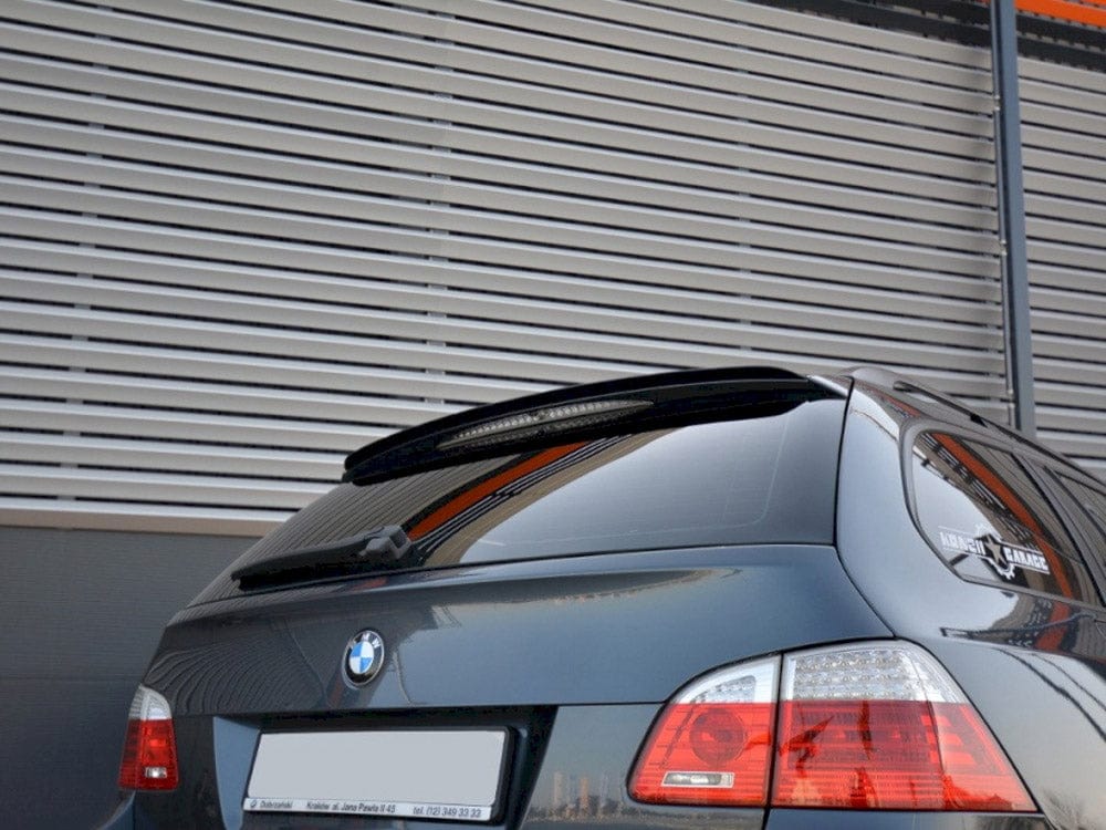 Maxton Design Gloss Black Spoiler CAP Bmw 5 E61 M-pack Maxton Design SR