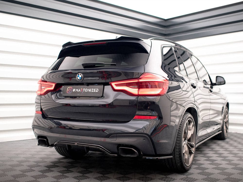 Maxton Design Gloss Black Spoiler CAP BMW X3 M40d / M40i / M-Pack G01 Maxton Design SR