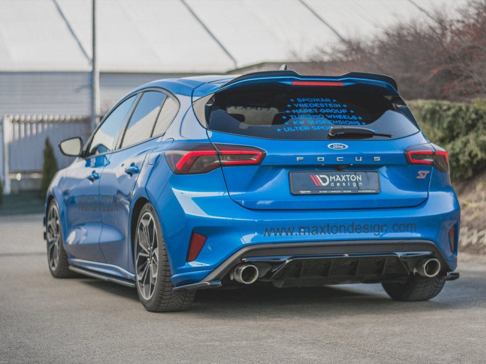 Maxton Design Gloss Black Spoiler CAP Ford Focus ST Mk4 Maxton Design SR