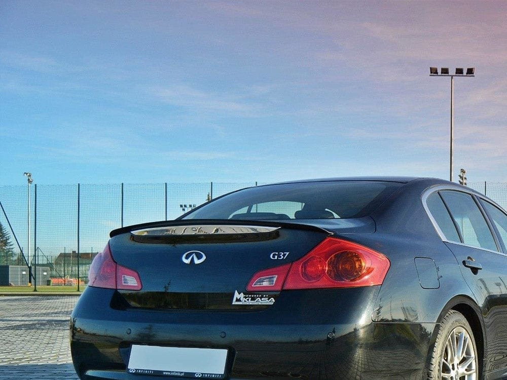 Maxton Design Gloss Black Spoiler CAP Infiniti G37 Sedan 2009-2010 Maxton Design SR