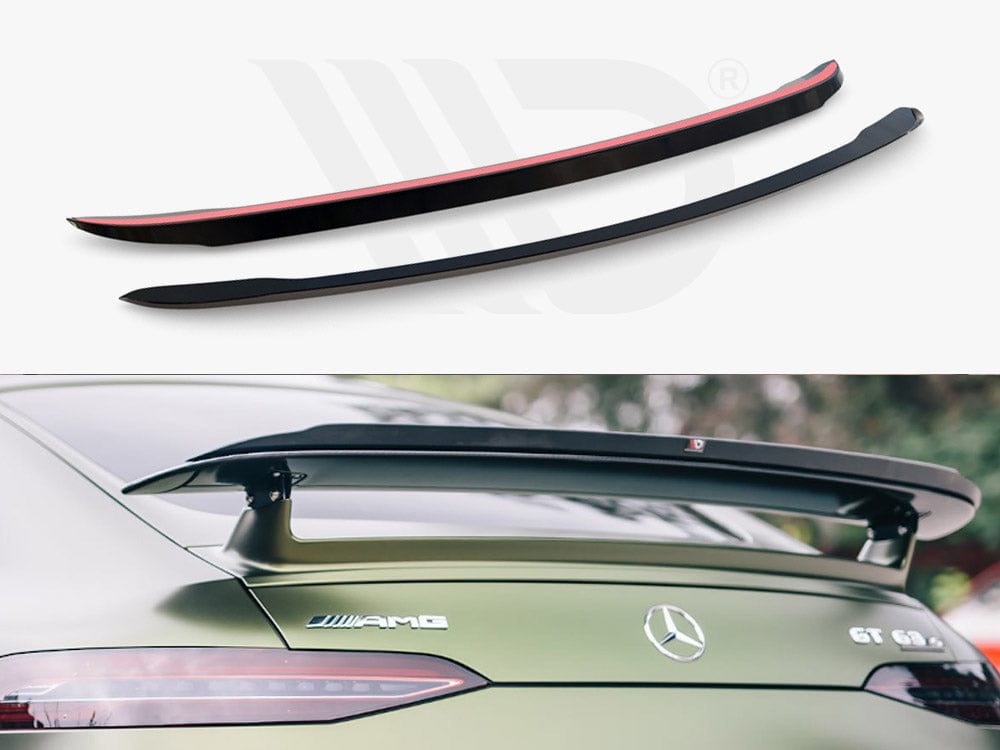 Maxton Design Gloss Black Spoiler CAP Mercedes AMG GT 63S 4-door Coupe Maxton Design SR