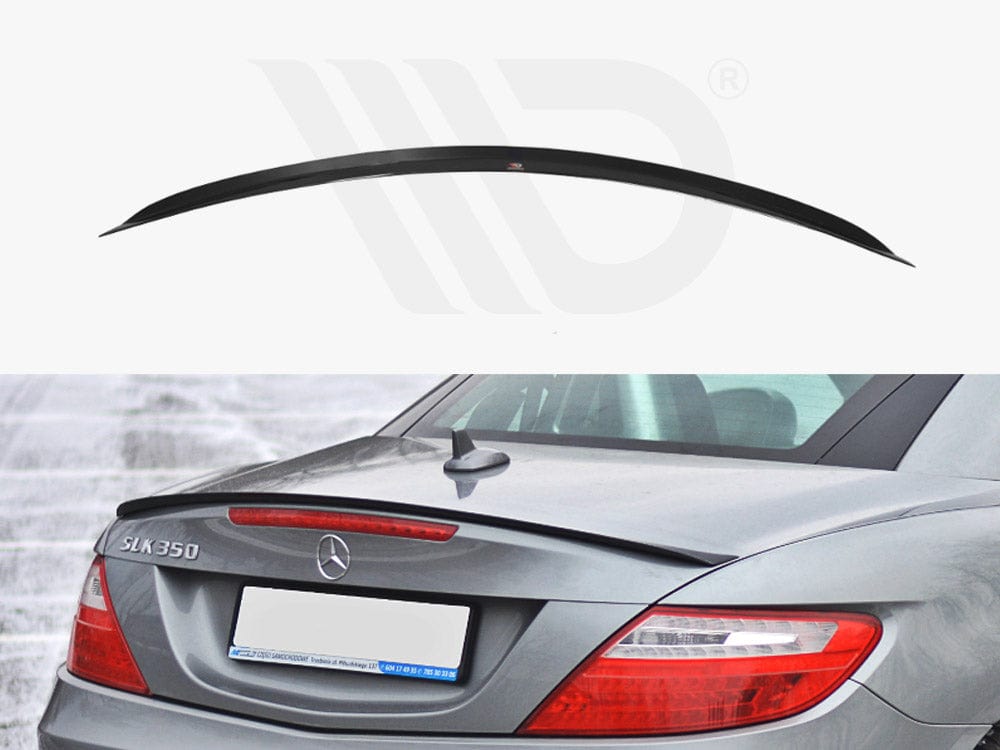 Maxton Design Gloss Black Spoiler CAP Mercedes-benz SLK R172 Standard 2011-2015 Maxton Design SR