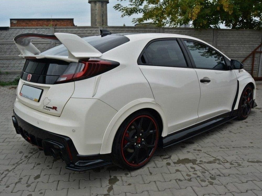Maxton Design Gloss Black Spoiler CAP N.1 Honda Civic IX Type R 2015-2017 Maxton Design SR