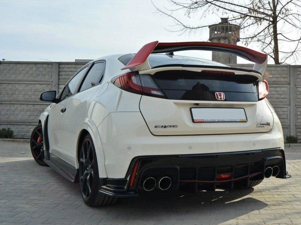 Maxton Design Gloss Black Spoiler CAP N.2 Honda Civic IX Type R 2015-2017 Maxton Design SR