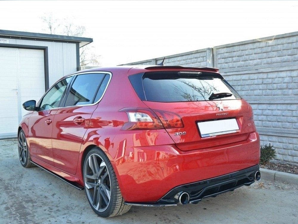 Maxton Design Gloss Black Spoiler CAP Peugeot 308 II GTI Maxton Design SR