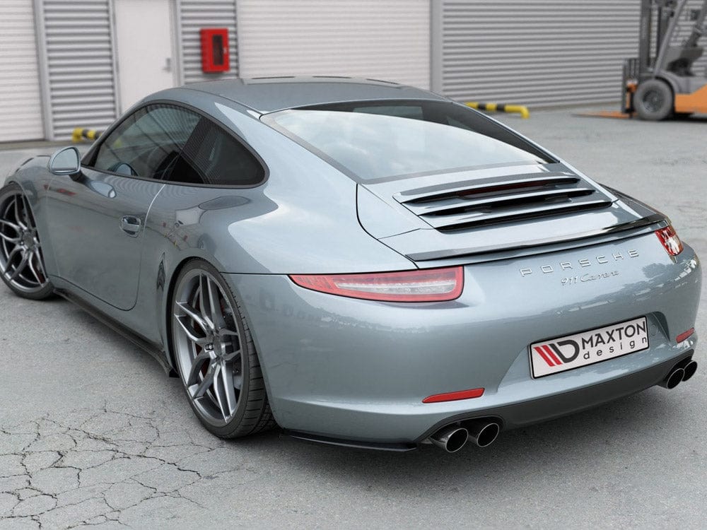 Maxton Design Gloss Black Spoiler CAP Porsche 911 Carrera 991 Maxton Design SR