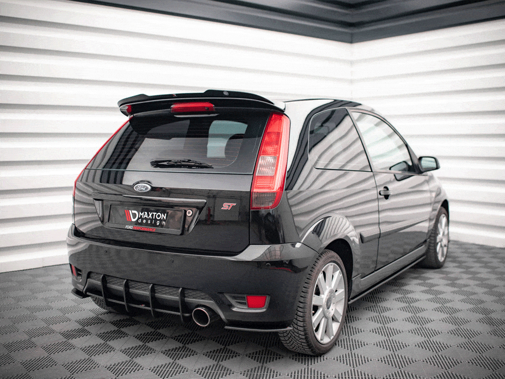 Maxton Design Gloss Black Spoiler CAP V.2 Ford Fiesta ST Mk6 Maxton Design SR