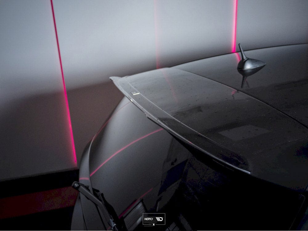 Maxton Design Gloss Black Spoiler Extension CAP Bmw 1 E81/ E87 Facelift (Aero Spoiler) 2007-2011 Maxton Design SR