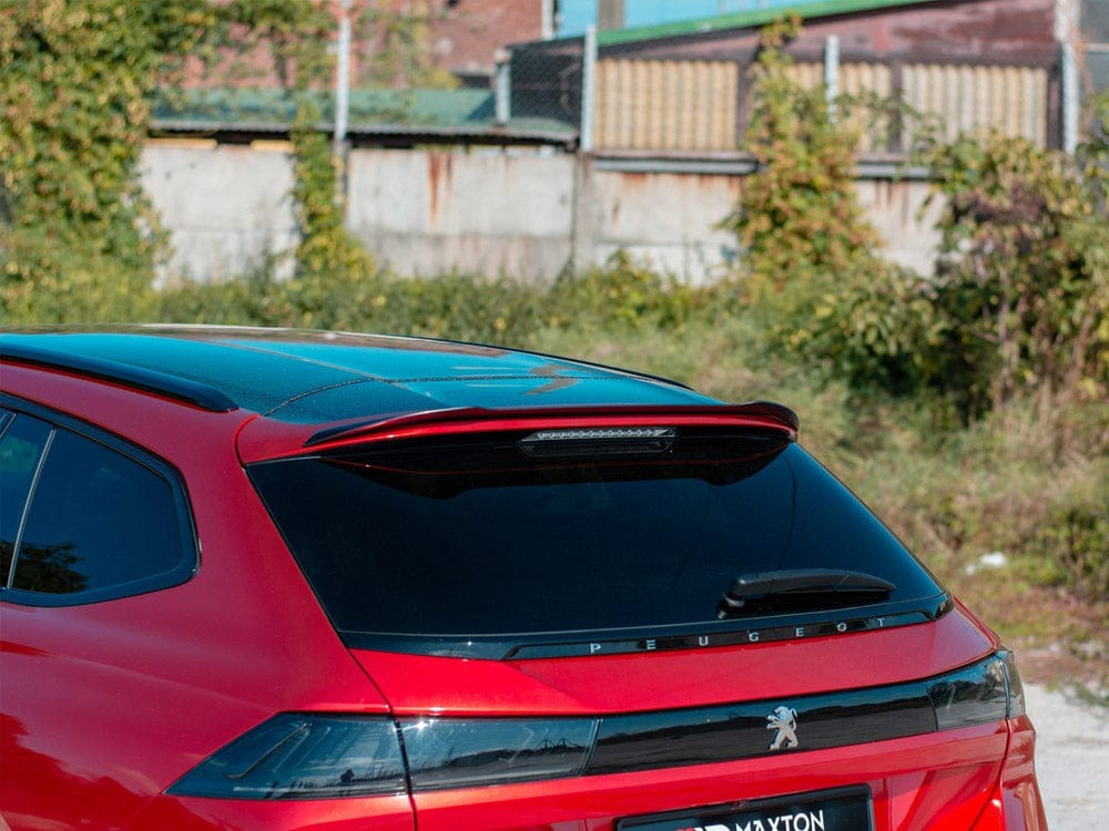Maxton Design Gloss Black Spoiler Extension Peugeot 508 SW MK2 Maxton Design SR
