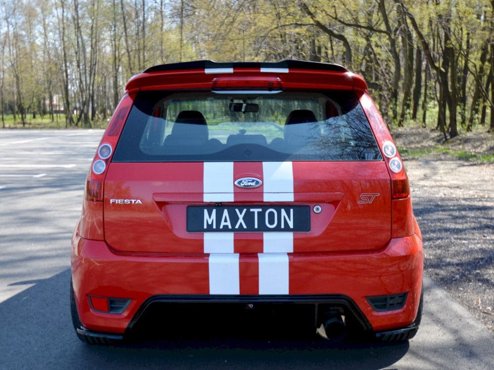 Maxton Design Gloss Black Spoiler Extension V.1 Ford Fiesta MK6 ST 2004-2008 Maxton Design SR