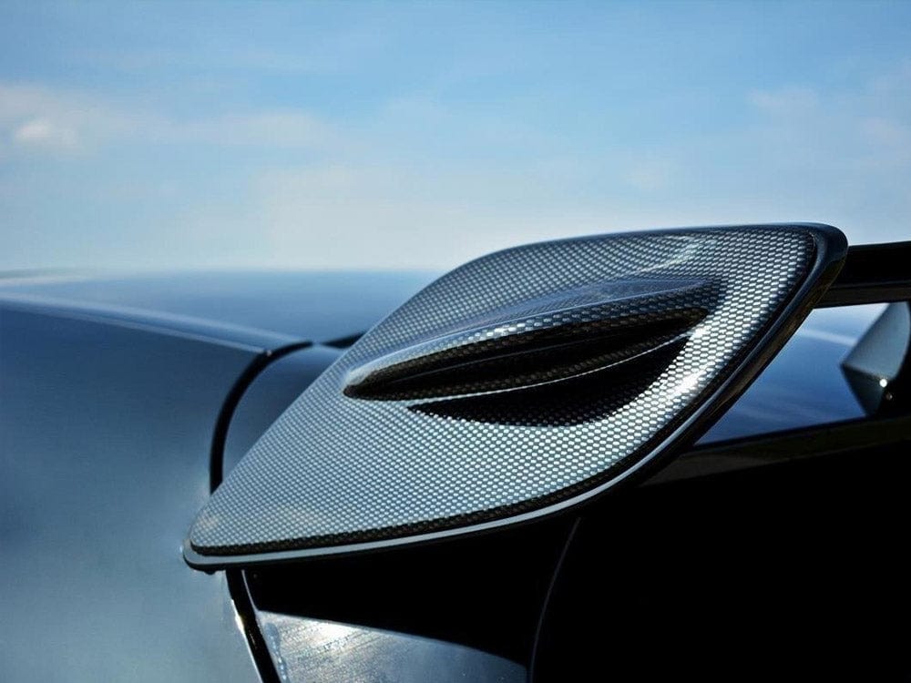 Maxton Design Gloss Black Spoiler Side Extensions Mercedes A W176 AMG Facelift 2015-UP Maxton Design SR