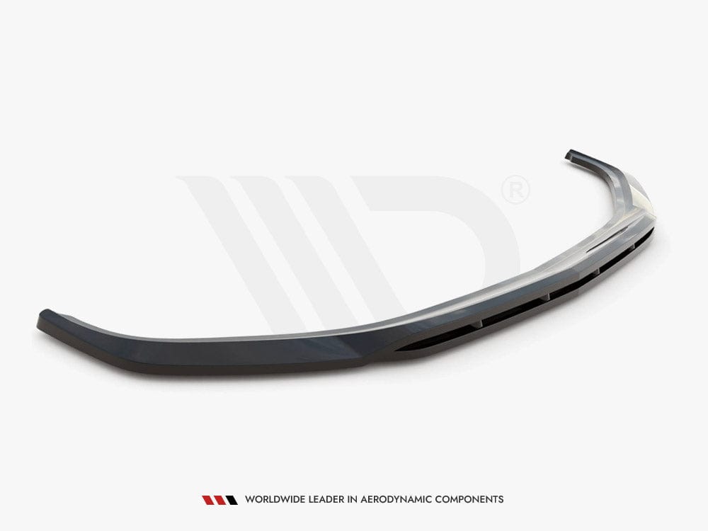 Maxton Design Gloss Black / Yellow Front Splitter Bentley Continental GT Mk3 Maxton Design SR