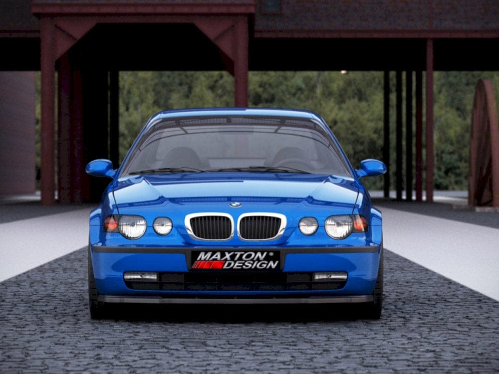Maxton Design Gloss Black / Yellow Front Splitter Bmw 3 E46 Compact 2000-2004 Maxton Design SR